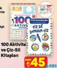 100 AKTİVİTE VE ÇİZ-SİL KİTAPLARI 100 AKTİVİTE VE ÇİZ-SİL KİTAPLARI